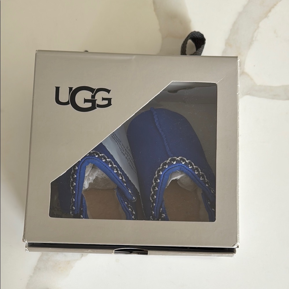 UGG Tasman Blue Baby Slippers